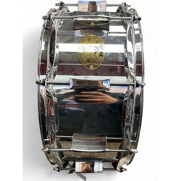 Used Pork Pie 14X6 Little Squealer Snare CHROME Drum