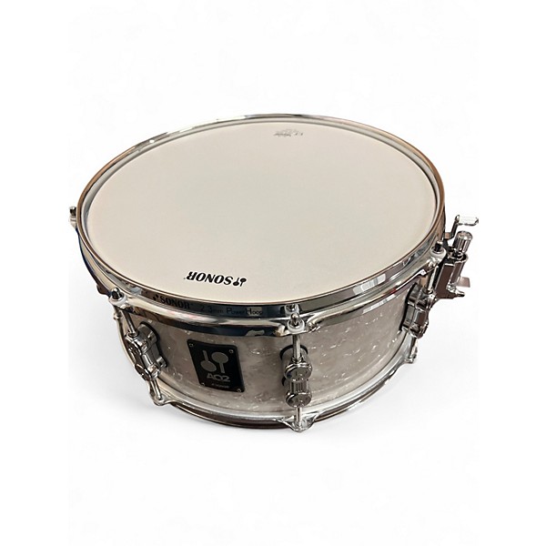 Used SONOR 4 Piece AQ2 WHITE MARINE PEARL Drum Kit