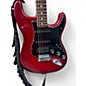 Used Fender FSR Standard Stratocaster HSS Metallic Candy Red Burst Solid Body Electric Guitar