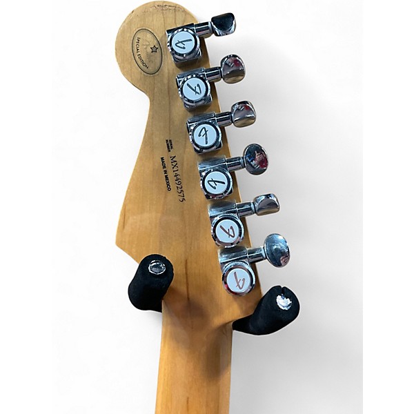 Used Fender FSR Standard Stratocaster HSS Metallic Candy Red Burst Solid Body Electric Guitar