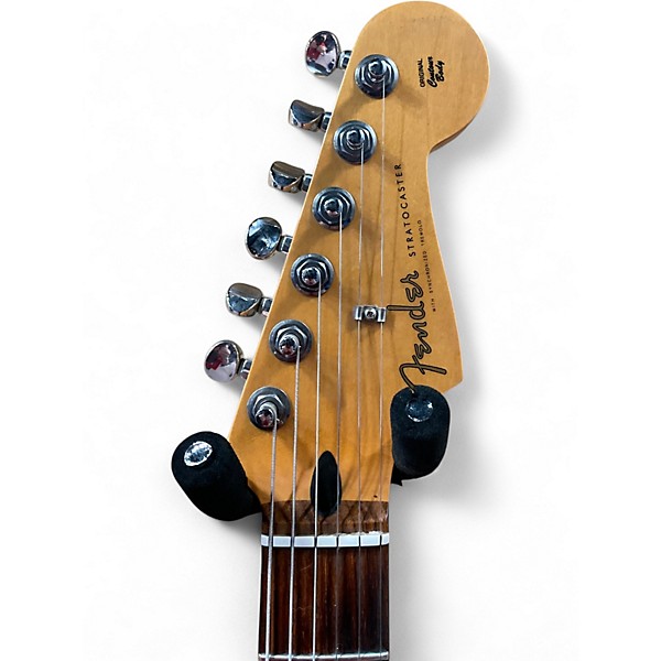 Used Fender FSR Standard Stratocaster HSS Metallic Candy Red Burst Solid Body Electric Guitar