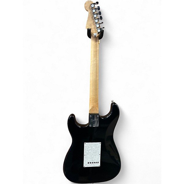 Used Squier Standard Stratocaster Black Solid Body Electric Guitar