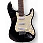 Used Squier Standard Stratocaster Black Solid Body Electric Guitar