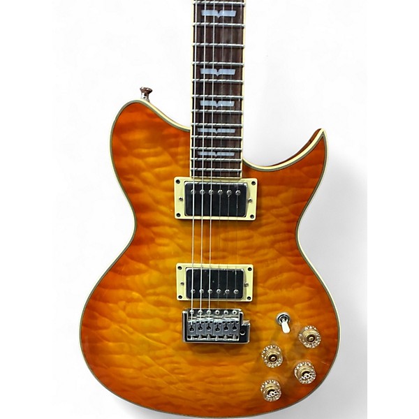 Used Washburn WI-66V AMBER BURST Solid Body Electric Guitar