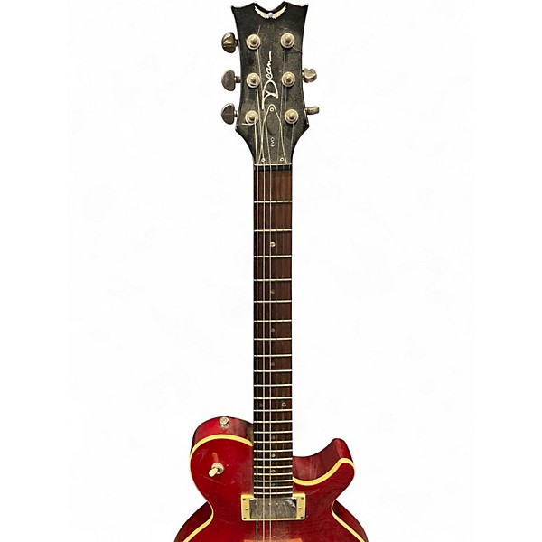 Used Dean EVO Chrome Red Solid Body Electric Guitar