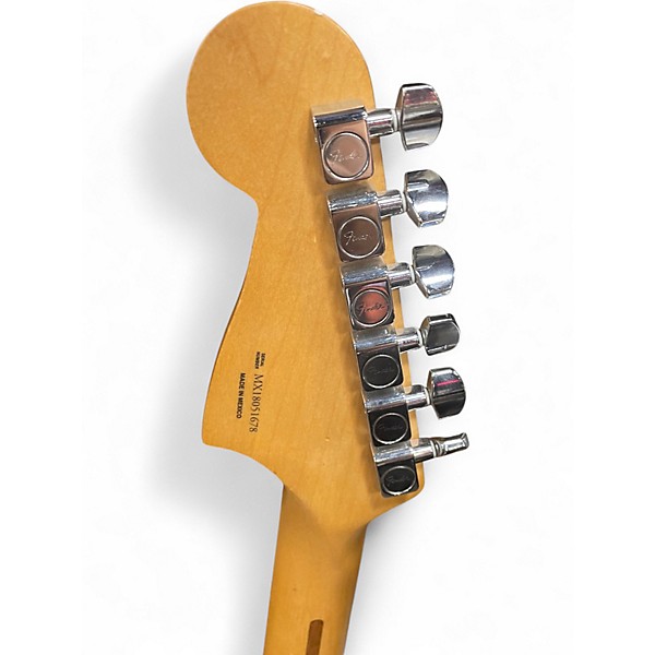 Used Fender Modern Player Jazzmaster Black and White Solid Body Electric Guitar