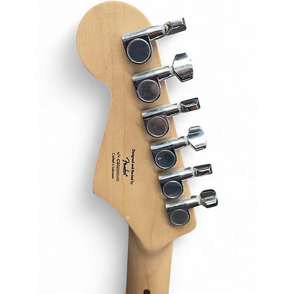 Used Squier Sonic Stratocater White Solid Body Electric Guitar