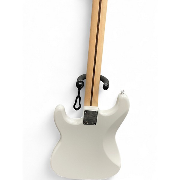 Used Squier Sonic Stratocater White Solid Body Electric Guitar