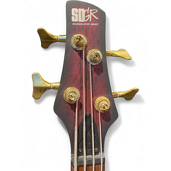 Used Ibanez SR300EDX Wine Red Frozen Matte Electric Bass Guitar
