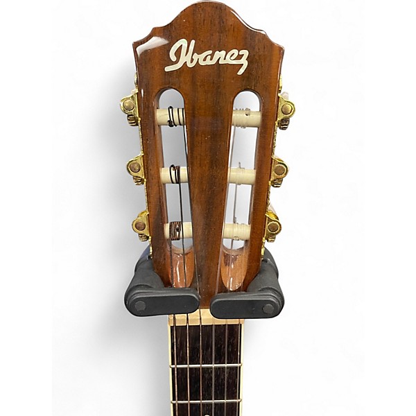 Used Ibanez AEG10NII Orange Classical Acoustic Electric Guitar