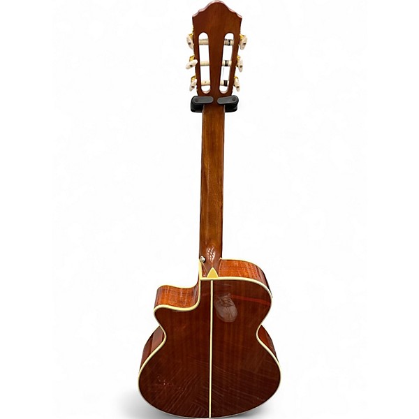 Used Ibanez AEG10NII Orange Classical Acoustic Electric Guitar