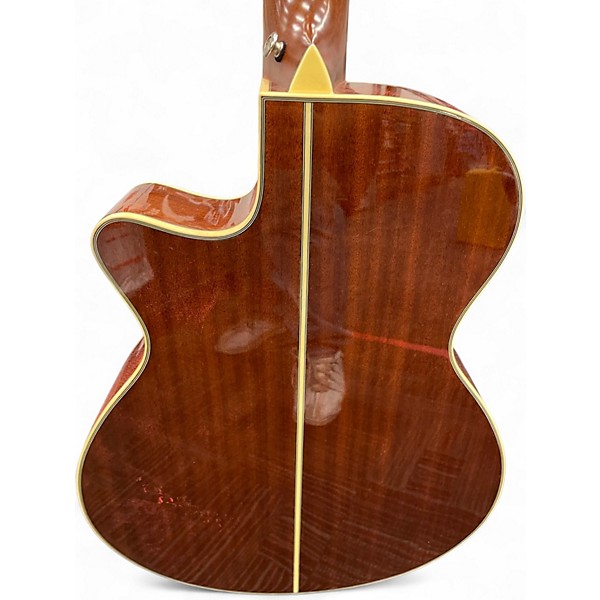 Used Ibanez AEG10NII Orange Classical Acoustic Electric Guitar