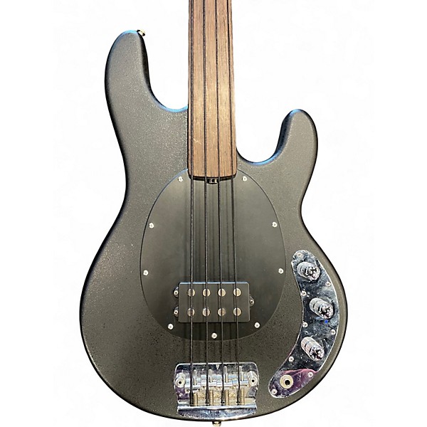 Used Music Man Sub Fretless Black Electric Bass Guitar