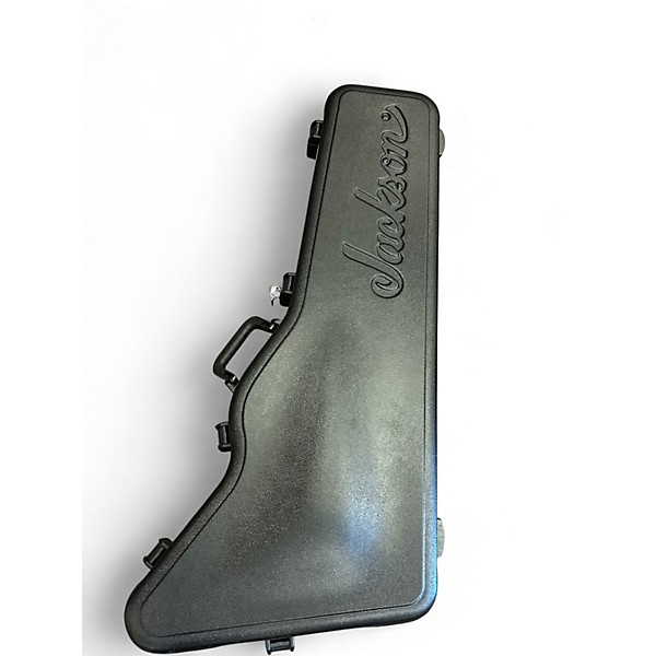 Used Jackson JS32 WARRIOR W/TSA JACKSON CASE Flat Black Solid Body Electric Guitar