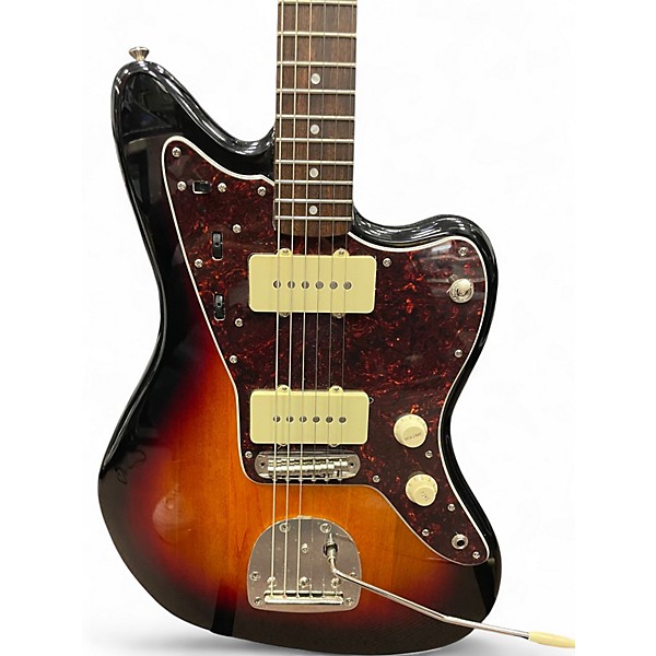 Used Squier JAZZMASTER 2 Tone Sunburst Solid Body Electric Guitar