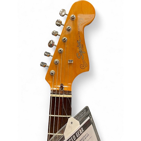 Used Squier JAZZMASTER 2 Tone Sunburst Solid Body Electric Guitar