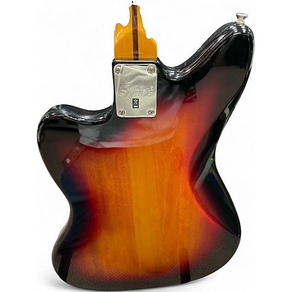 Used Squier JAZZMASTER 2 Tone Sunburst Solid Body Electric Guitar
