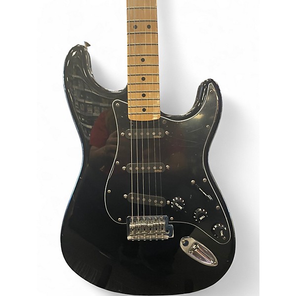 Used 2016 Fender FSR Standard Stratocaster Black Solid Body Electric Guitar