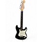 Used 1999 Fender Standard Stratocaster BLACK Solid Body Electric Guitar thumbnail