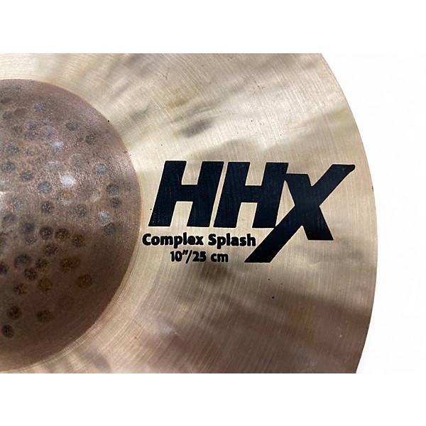Used SABIAN 10in HHX Complex Splash Cymbal