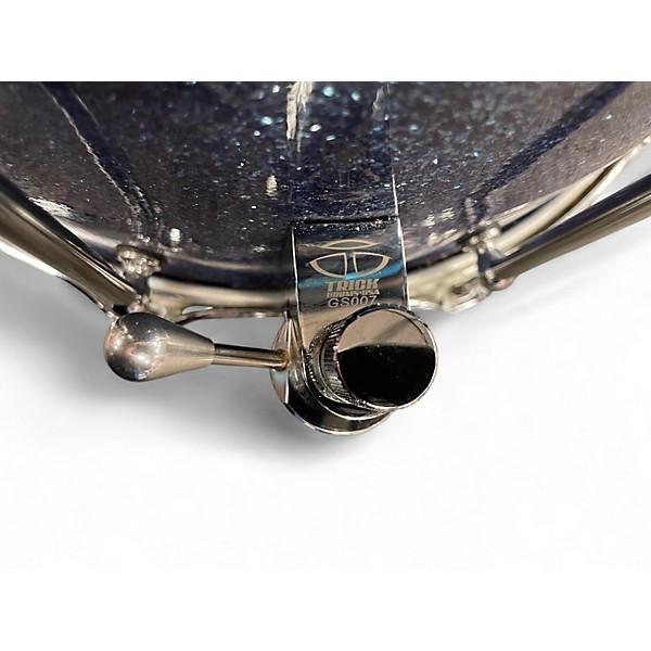 Used Dallas Drum 14in Hand Crafted Snare Blue Sparkle Drum