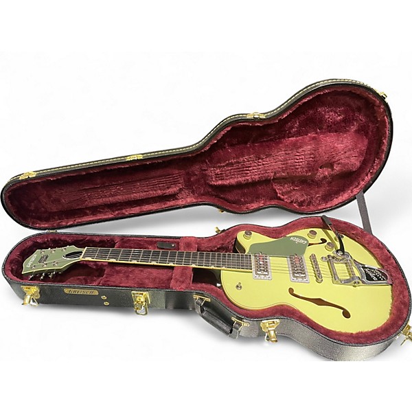 Used Gretsch Guitars G6659T SGR Mint Green Hollow Body Electric Guitar
