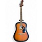 Used Fender Redondo 2 Tone Sunburst Acoustic Electric Guitar thumbnail