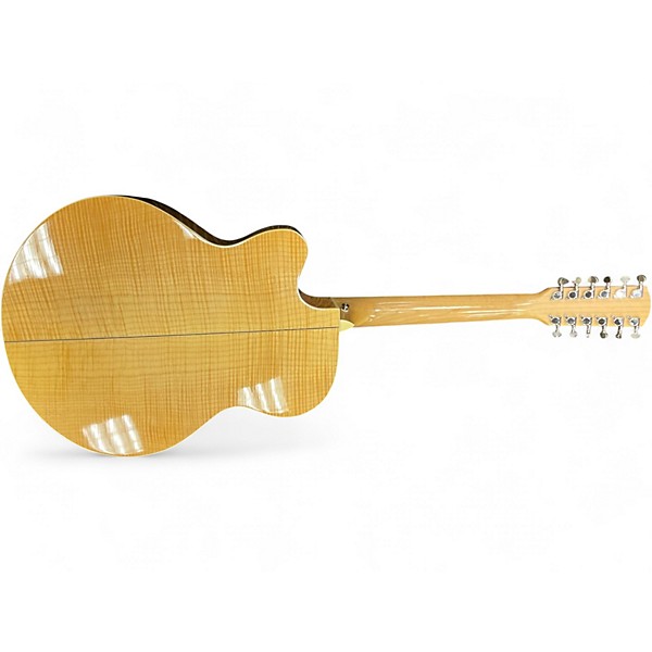 Used Alvarez aj60sc Natural 12 String Acoustic Electric Guitar