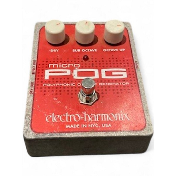 Used Electro-Harmonix Micro Pog Polyphonic Octave Generator Effect Pedal