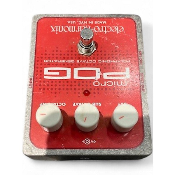 Used Electro-Harmonix Micro Pog Polyphonic Octave Generator Effect Pedal