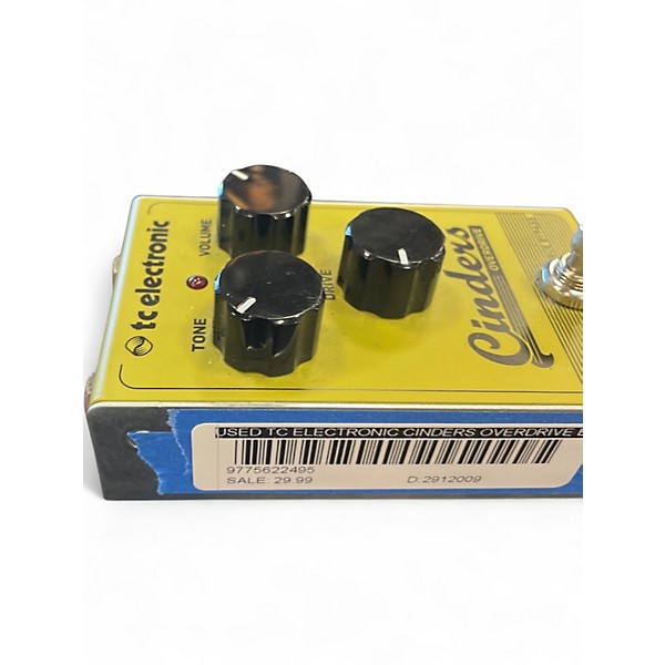 Used TC Electronic Cinders Overdrive Effect Pedal