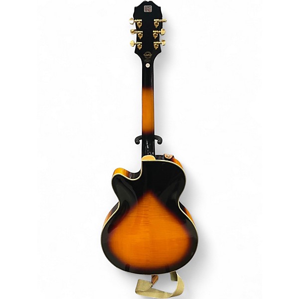 Used Epiphone Joe Pass Emperor II PRO Vintage Sunburst Hollow Body Electric Guitar