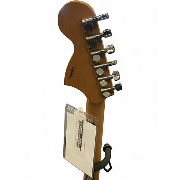 Used Fender Starcaster Black Hollow Body Electric Guitar