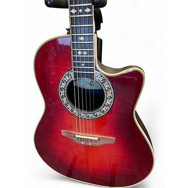 Used Ovation 1867 Legend Sunburst Acoustic Electric Guitar