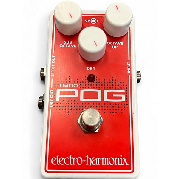 Used Electro-Harmonix Nano POG Polyphonic Octave Generator Effect Pedal