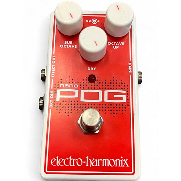 Used Electro-Harmonix Nano POG Polyphonic Octave Generator Effect Pedal