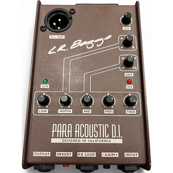Used LR Baggs Para Acoustic DI Direct Box Pre With EQ Direct Box