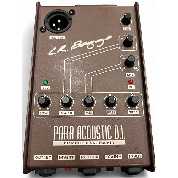 Used LR Baggs Para Acoustic DI Direct Box Pre With EQ Direct Box
