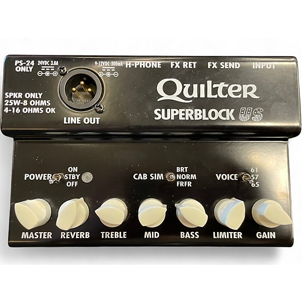Used Quilter Labs SUPERBLOCK US Solid State Guitar Amp Head