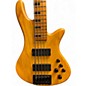 Used Schecter Guitar Research DIAMOND SERIES 5 STRING BASS Natural Electric Bass Guitar
