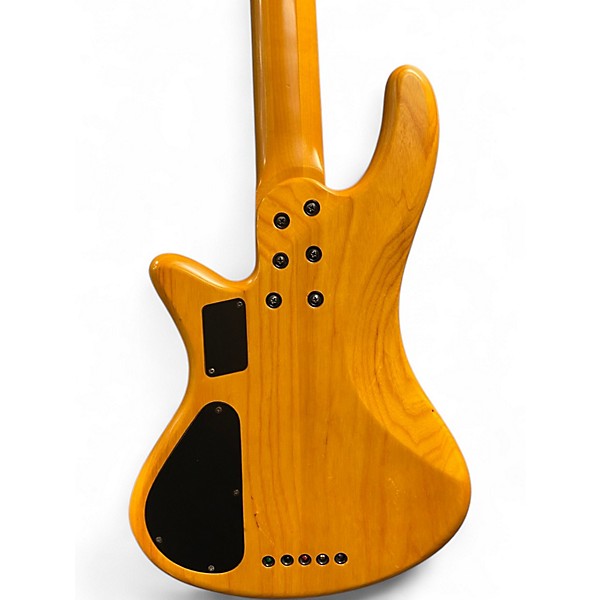 Used Schecter Guitar Research DIAMOND SERIES 5 STRING BASS Natural Electric Bass Guitar