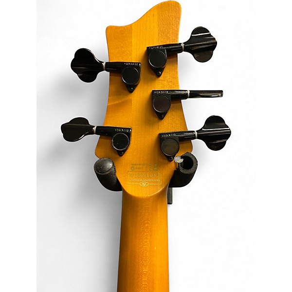 Used Schecter Guitar Research DIAMOND SERIES 5 STRING BASS Natural Electric Bass Guitar