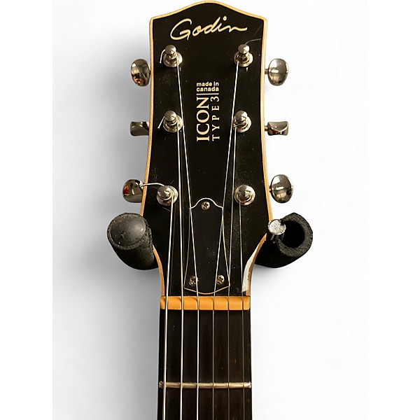 Used Godin ICON TYPE 3 BLACK Solid Body Electric Guitar