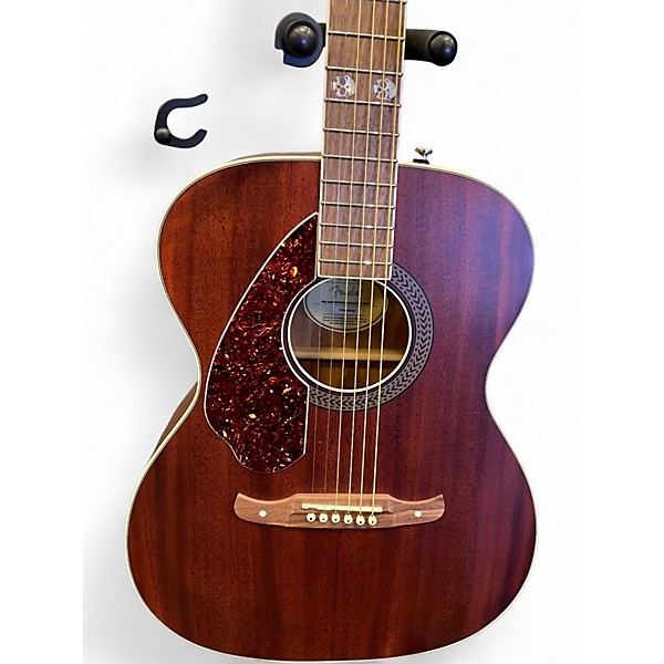 Used Fender Tim Armstrong Hellcat Left Handed Natural Acoustic Electric Guitar