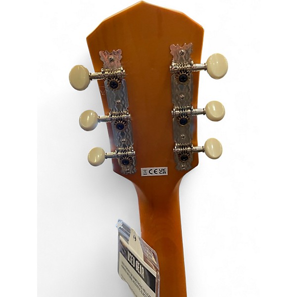 Used Fender Tim Armstrong Hellcat Left Handed Natural Acoustic Electric Guitar