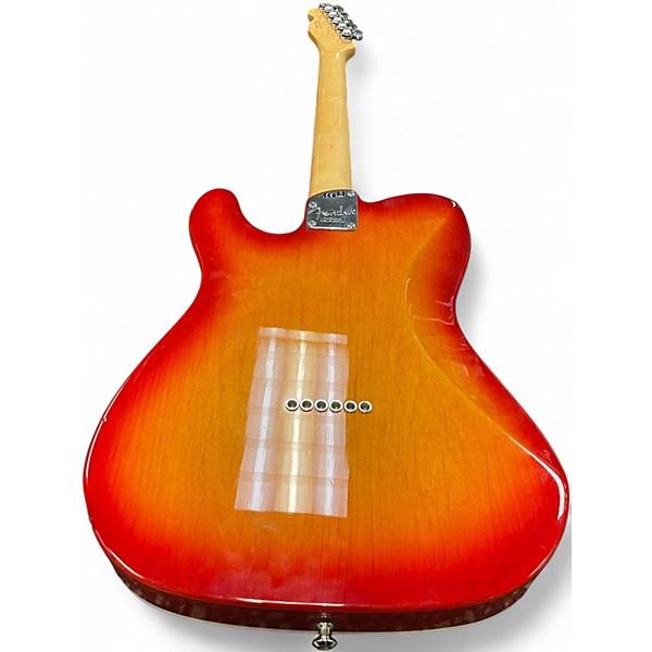 Used 2018 Fender American Elite Telecaster AMBER CHERRY BURST Solid Body Electric Guitar