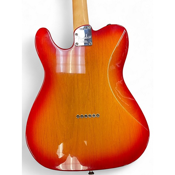Used 2018 Fender American Elite Telecaster AMBER CHERRY BURST Solid Body Electric Guitar