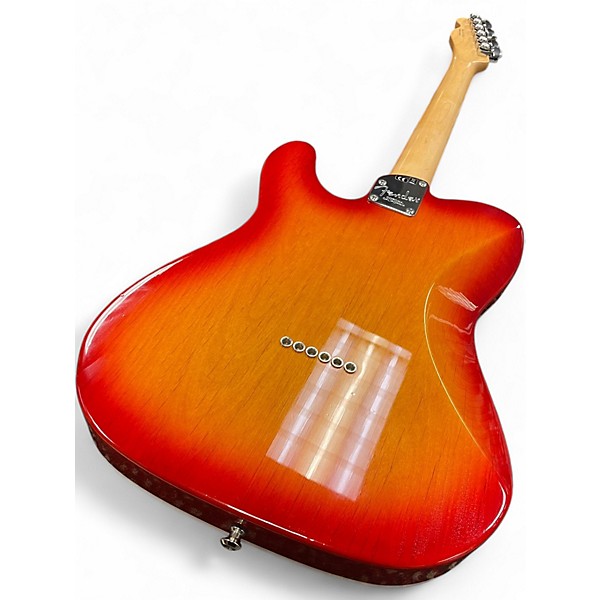 Used 2018 Fender American Elite Telecaster AMBER CHERRY BURST Solid Body Electric Guitar