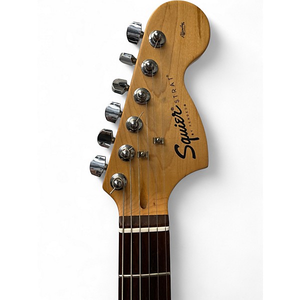 Used Squier Affinity Stratocaster Black Solid Body Electric Guitar