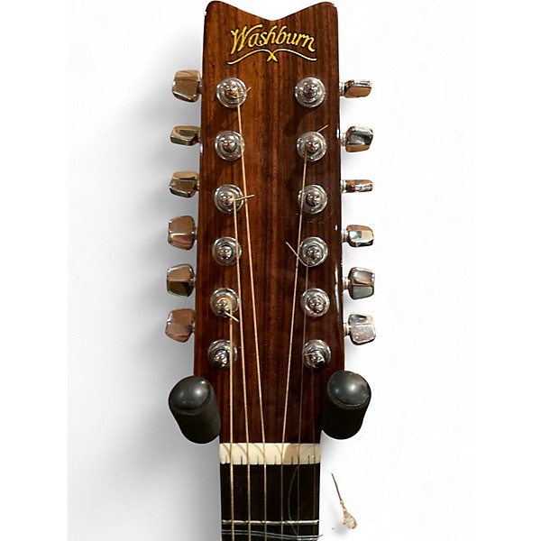 Used Washburn A20M-12N Natural 12 String Acoustic Electric Guitar